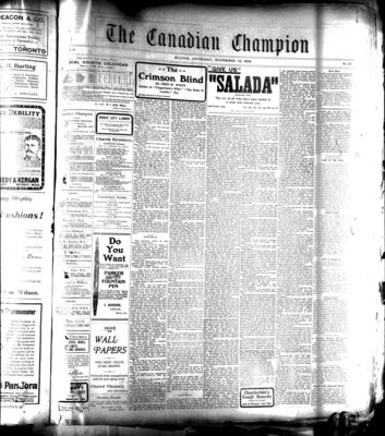 Canadian Champion (Milton, ON), 15 Nov 1906