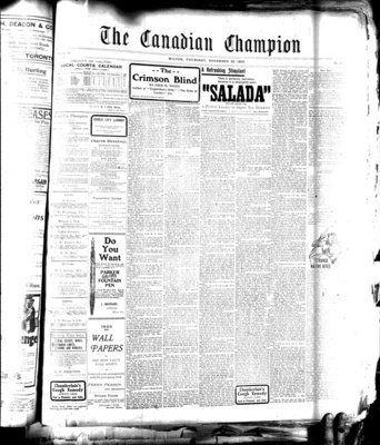 Canadian Champion (Milton, ON), 22 Nov 1906