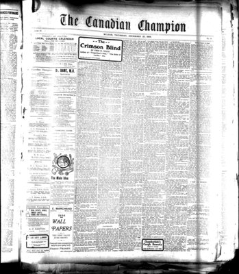 Canadian Champion (Milton, ON), 27 Dec 1906