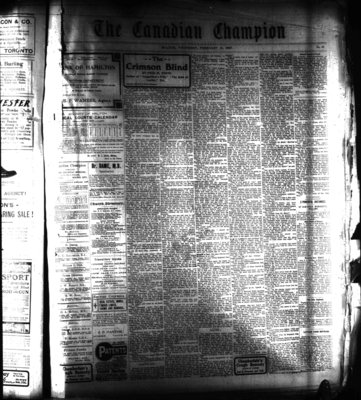 Canadian Champion (Milton, ON), 21 Feb 1907