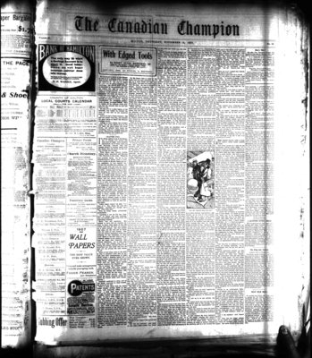 Canadian Champion (Milton, ON), 14 Nov 1907