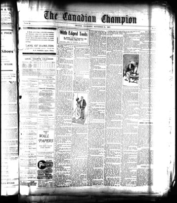 Canadian Champion (Milton, ON), 28 Nov 1907