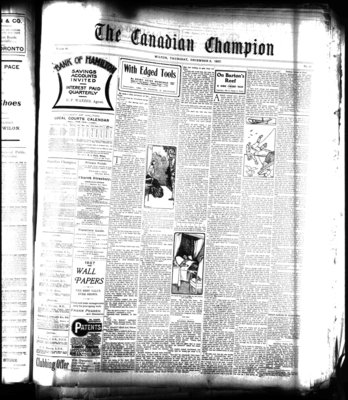 Canadian Champion (Milton, ON), 5 Dec 1907