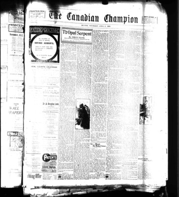 Canadian Champion (Milton, ON), 2 Apr 1908