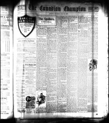 Canadian Champion (Milton, ON), 23 Jul 1908