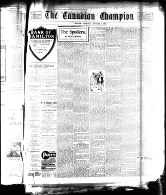 Canadian Champion (Milton, ON), 8 Oct 1908