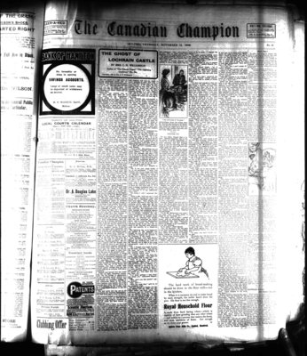 Canadian Champion (Milton, ON), 12 Nov 1908