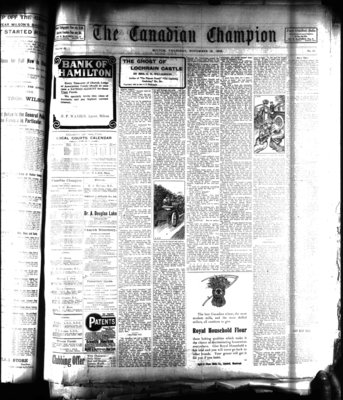 Canadian Champion (Milton, ON), 19 Nov 1908