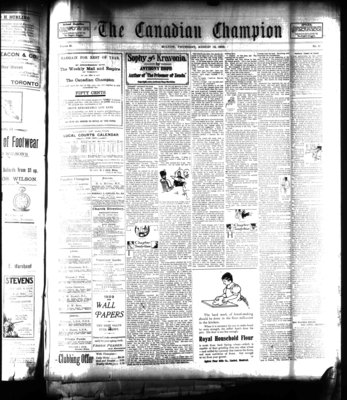 Canadian Champion (Milton, ON), 19 Aug 1909