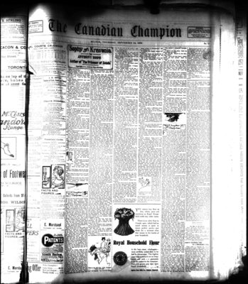 Canadian Champion (Milton, ON), 23 Sep 1909