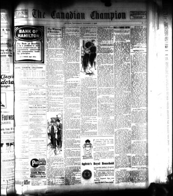 Canadian Champion (Milton, ON), 7 Oct 1909