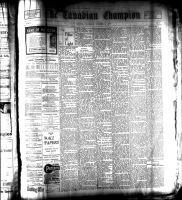 Canadian Champion (Milton, ON), 6 Oct 1910