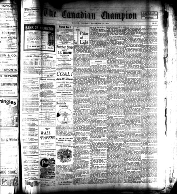 Canadian Champion (Milton, ON), 17 Nov 1910