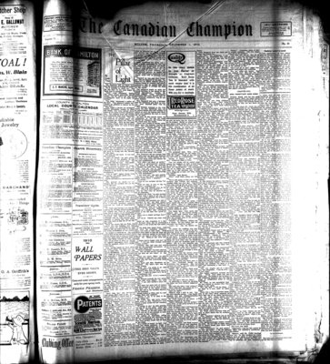 Canadian Champion (Milton, ON), 1 Dec 1910