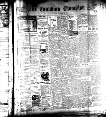 Canadian Champion (Milton, ON), 22 Dec 1910