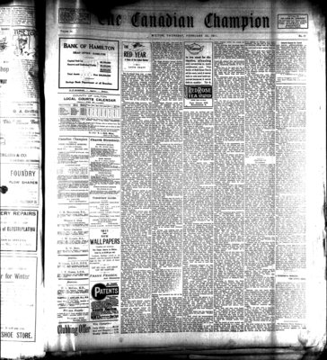 Canadian Champion (Milton, ON), 23 Feb 1911