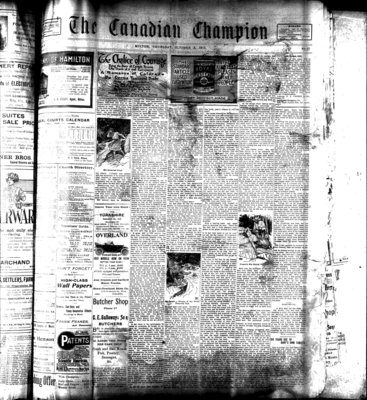 Canadian Champion (Milton, ON), 3 Oct 1912