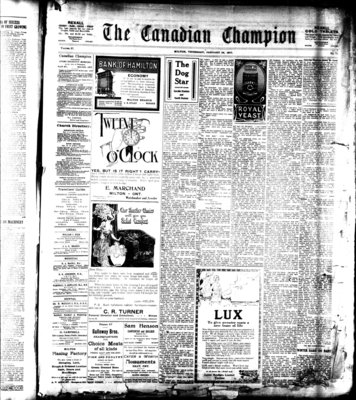 Canadian Champion (Milton, ON), 18 Jan 1917