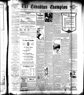 Canadian Champion (Milton, ON), 30 May 1918