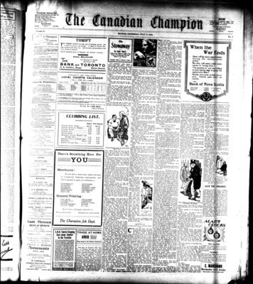 Canadian Champion (Milton, ON), 11 Jul 1918