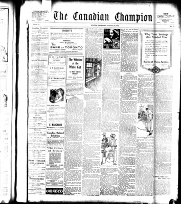 Canadian Champion (Milton, ON), 22 Aug 1918