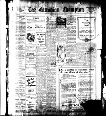 Canadian Champion (Milton, ON), 14 Nov 1918