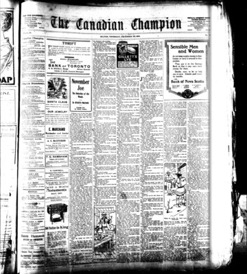 Canadian Champion (Milton, ON), 26 Dec 1918