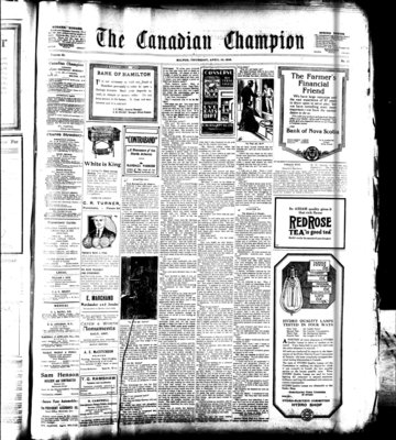 Canadian Champion (Milton, ON), 10 Apr 1919