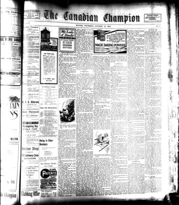 Canadian Champion (Milton, ON), 16 Oct 1913