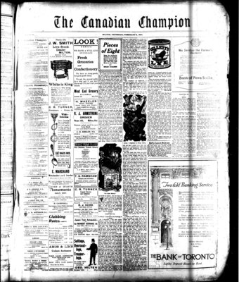 Canadian Champion (Milton, ON), 3 Feb 1921