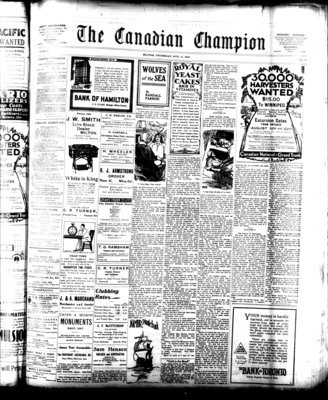 Canadian Champion (Milton, ON), 11 Aug 1921