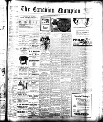 Canadian Champion (Milton, ON), 15 Sep 1921