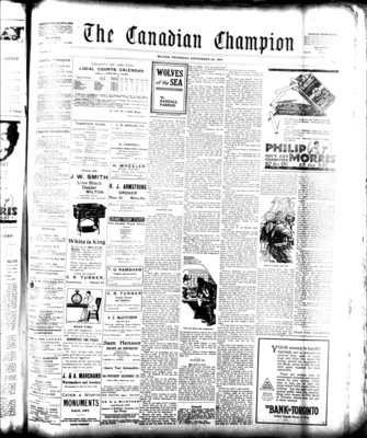 Canadian Champion (Milton, ON), 29 Sep 1921