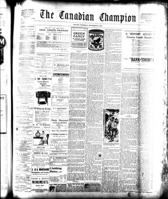 Canadian Champion (Milton, ON), 10 Nov 1921