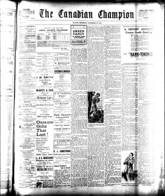 Canadian Champion (Milton, ON), 29 Dec 1921