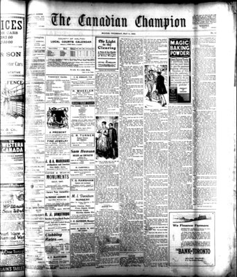 Canadian Champion (Milton, ON), 11 May 1922