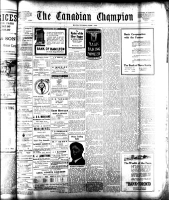 Canadian Champion (Milton, ON), 1 Jun 1922