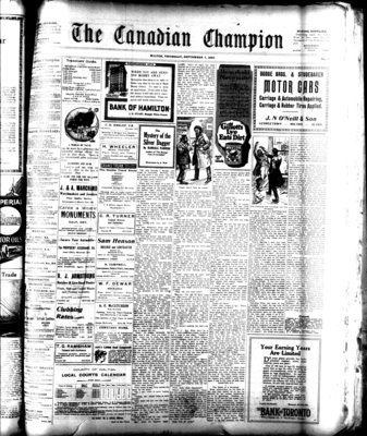 Canadian Champion (Milton, ON), 7 Sep 1922