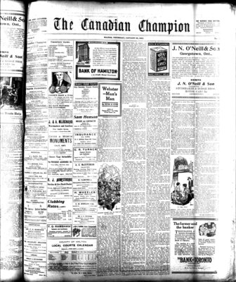 Canadian Champion (Milton, ON), 25 Jan 1923