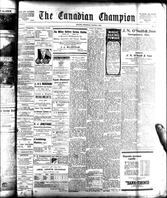 Canadian Champion (Milton, ON), 1 Mar 1923