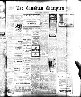 Canadian Champion (Milton, ON), 18 Oct 1923