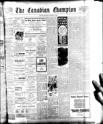 Canadian Champion (Milton, ON), 25 Oct 1923