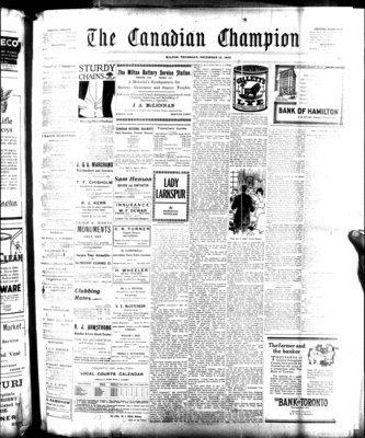 Canadian Champion (Milton, ON), 13 Dec 1923