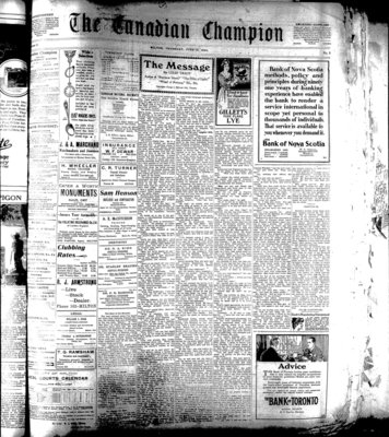 Canadian Champion (Milton, ON), 19 Jun 1924