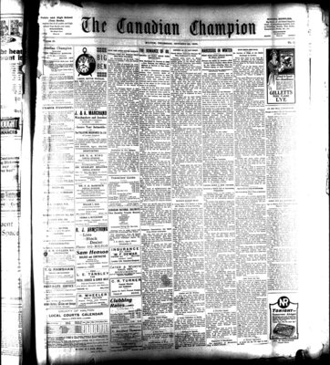 Canadian Champion (Milton, ON), 22 Oct 1925