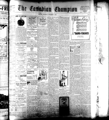 Canadian Champion (Milton, ON), 3 Dec 1925