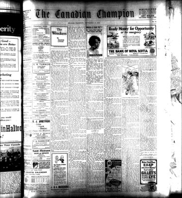 Canadian Champion (Milton, ON), 16 Sep 1926