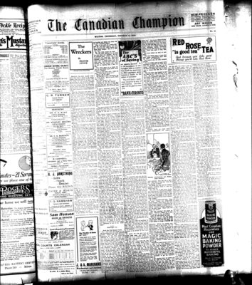 Canadian Champion (Milton, ON), 14 Oct 1926