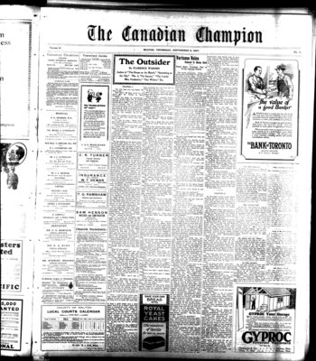 Canadian Champion (Milton, ON), 8 Sep 1927