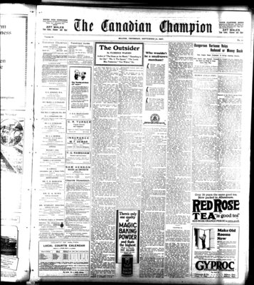 Canadian Champion (Milton, ON), 15 Sep 1927